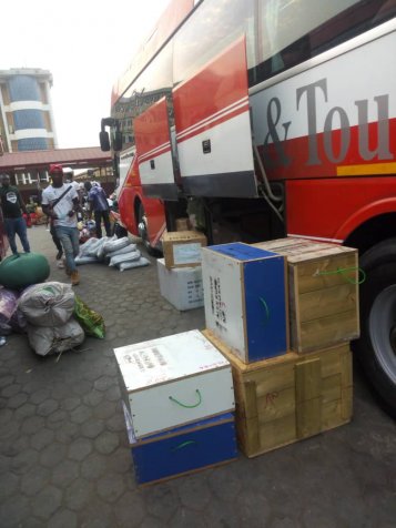 Transport veilig in Tamale gearriveerd